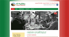 Desktop Screenshot of elpueblitomexicanrestaurant.com